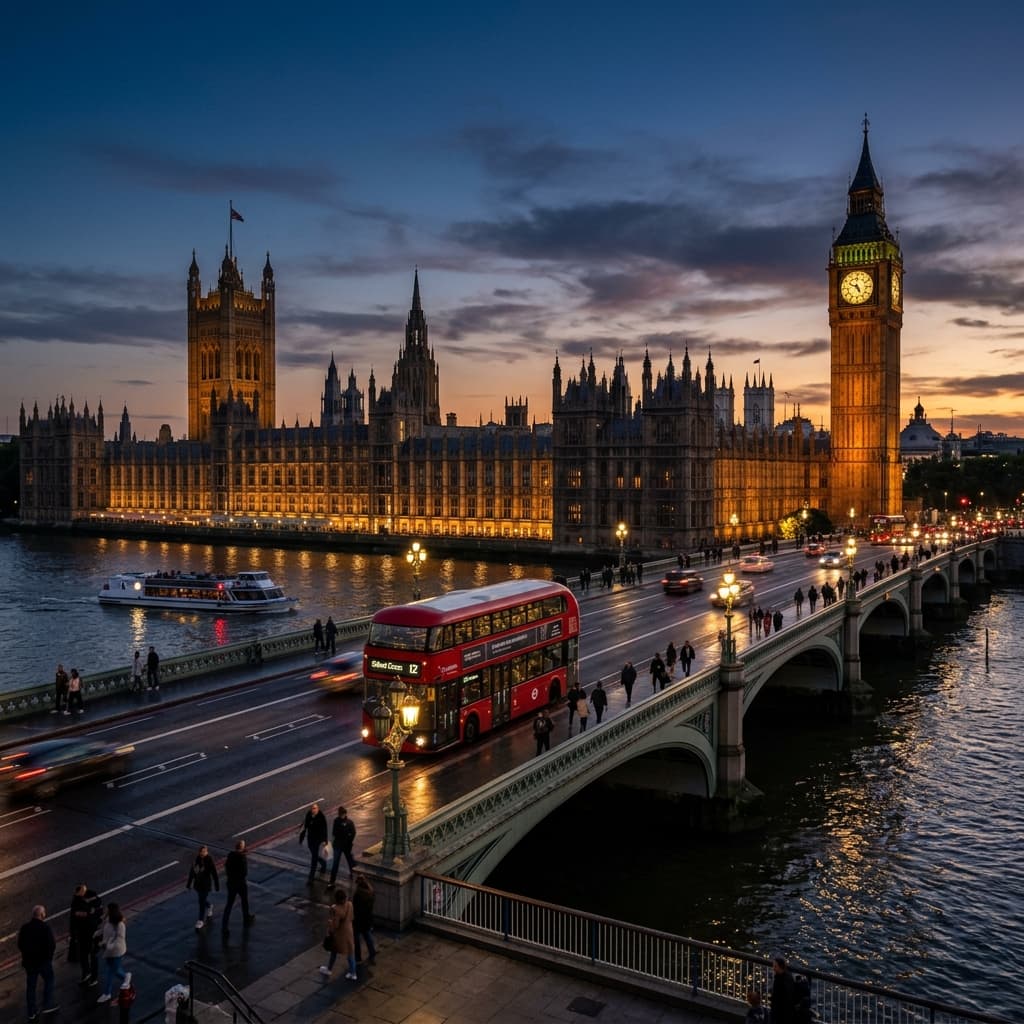 United Kingdom cityscape